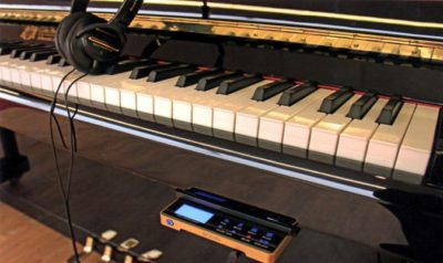 Silent Piano Control box installed by PianoPiano