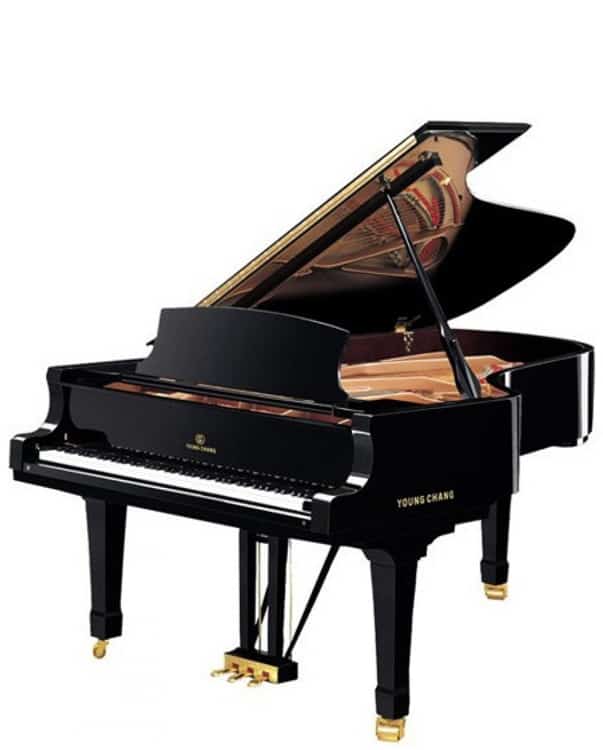 Semi concert grand piano for rental