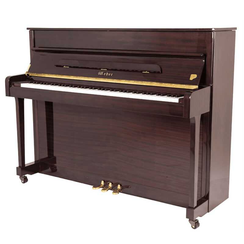 Weber Studio Upright in Mahogany Brown