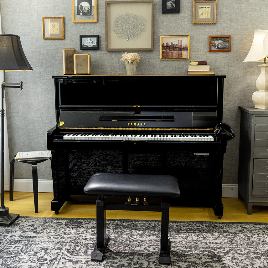 upright piano rental in a small apartment